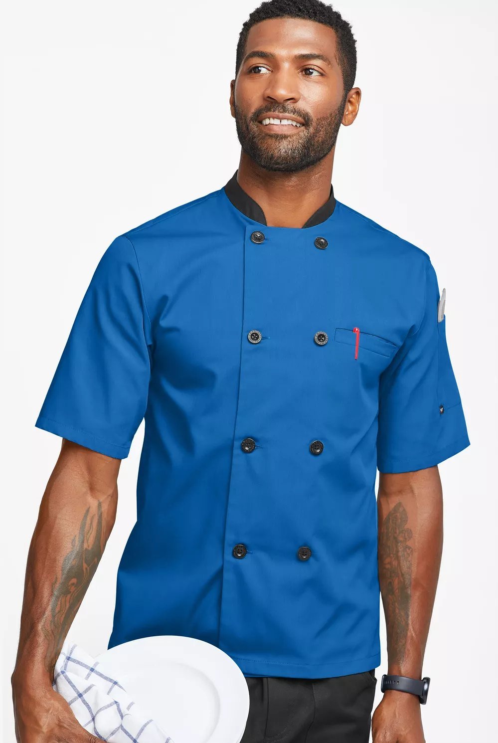 Chaqueta ligera de manga corta para hombre