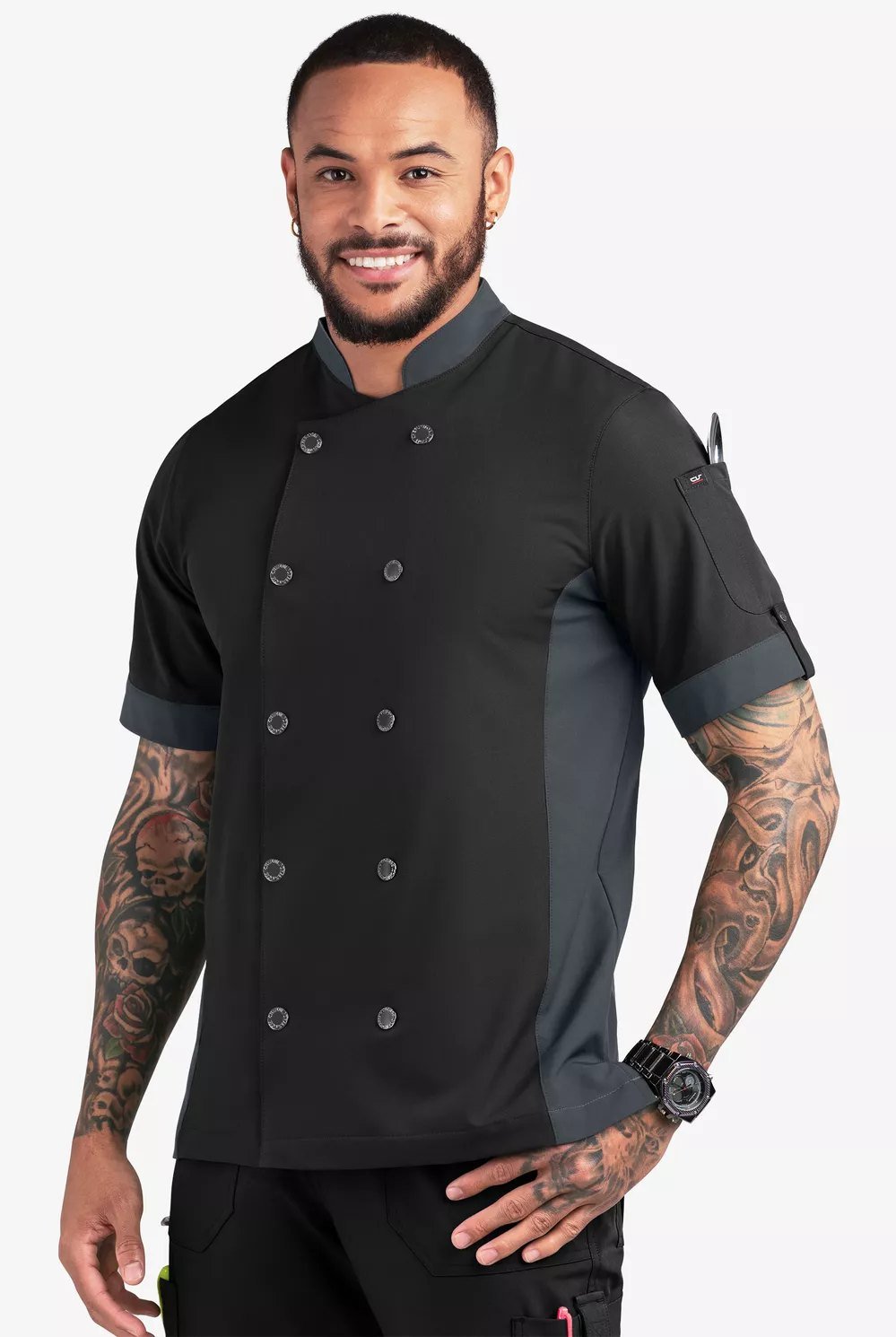 Chaqueta corta elástica Performance con malla técnica para hombre