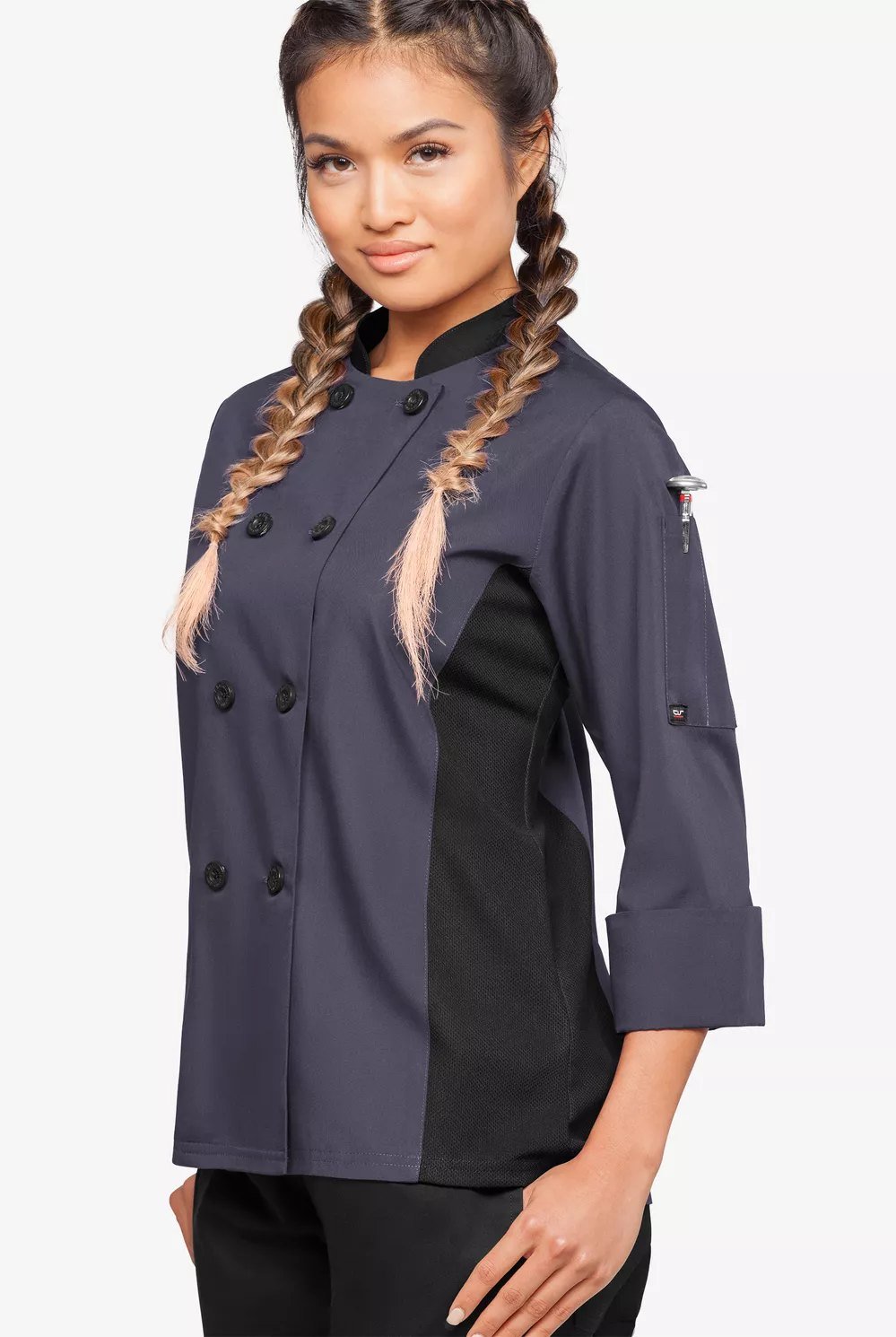 Chaqueta ligera manga 3/4 con malla