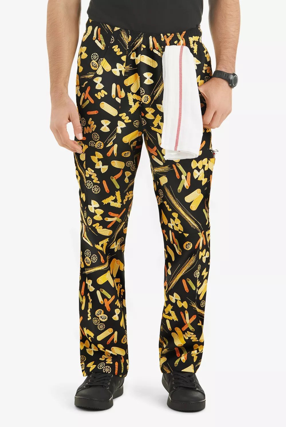 Pantalón cargo estampado de pasta