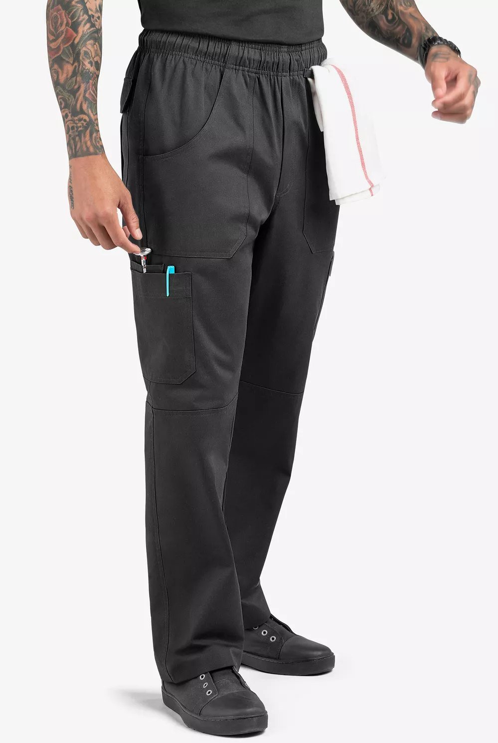 Pantalón cargo de chef para hombre