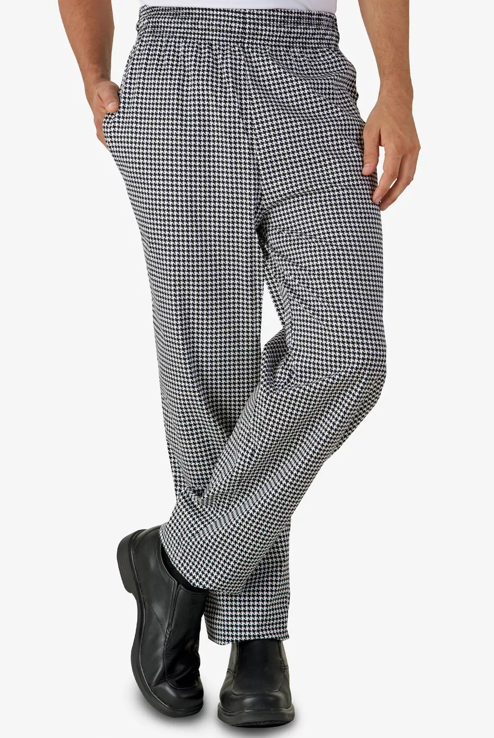 Pantalón baggy estampado para hombre – pata de gallo
