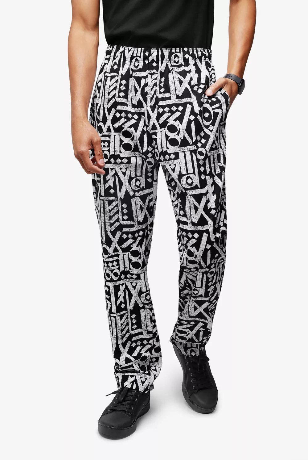 Pantalón baggy estampado para hombre – Cali Graffiti