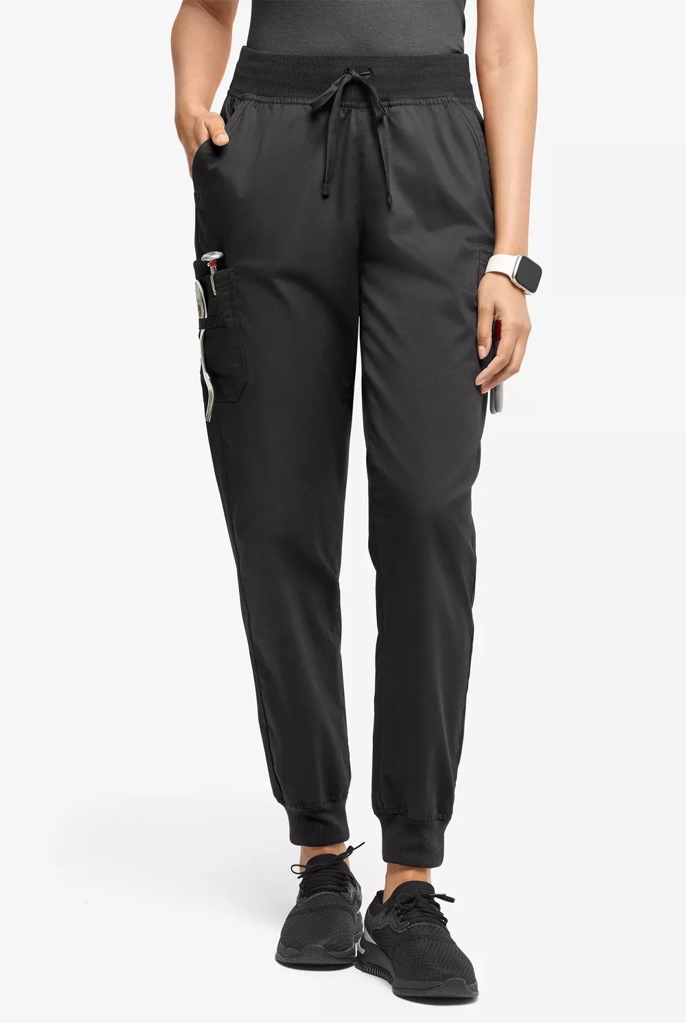 Jogger cargo stretch negro