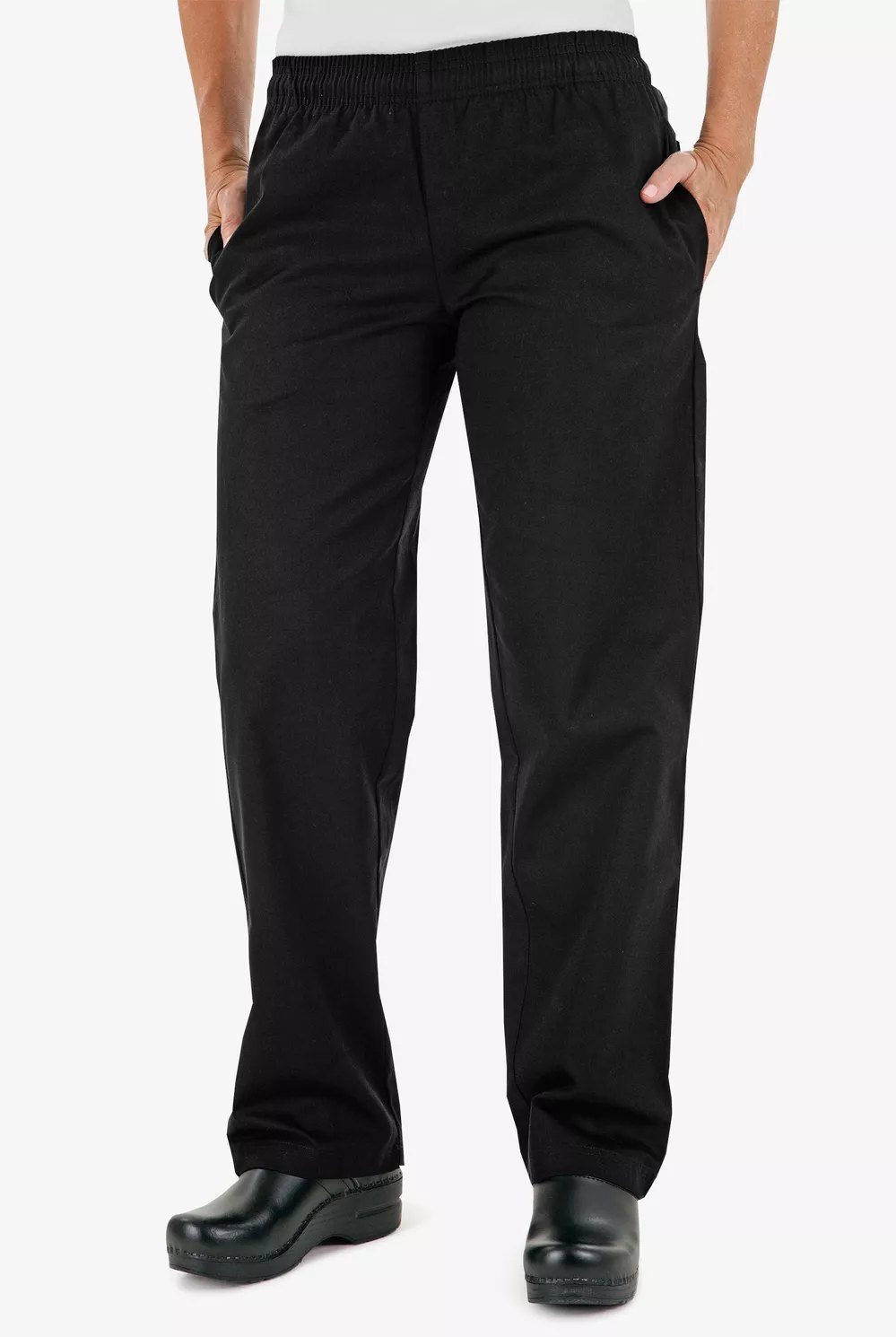 Pantalón baggy de algodón negro