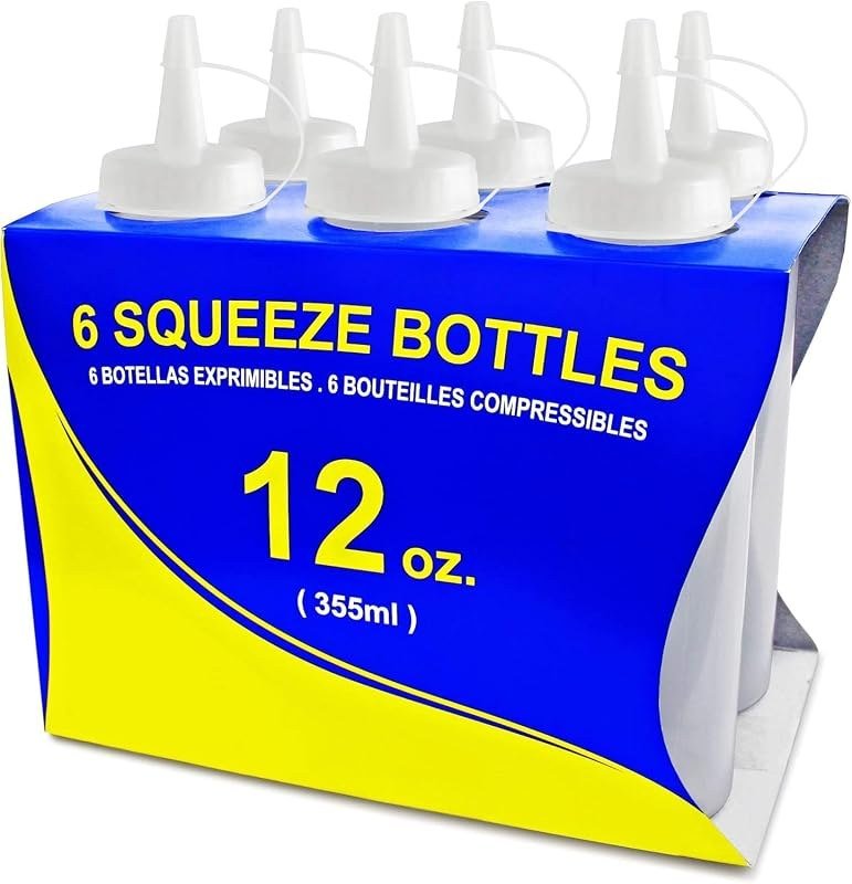 Botellas exprimibles de 12 oz (6 unidades)