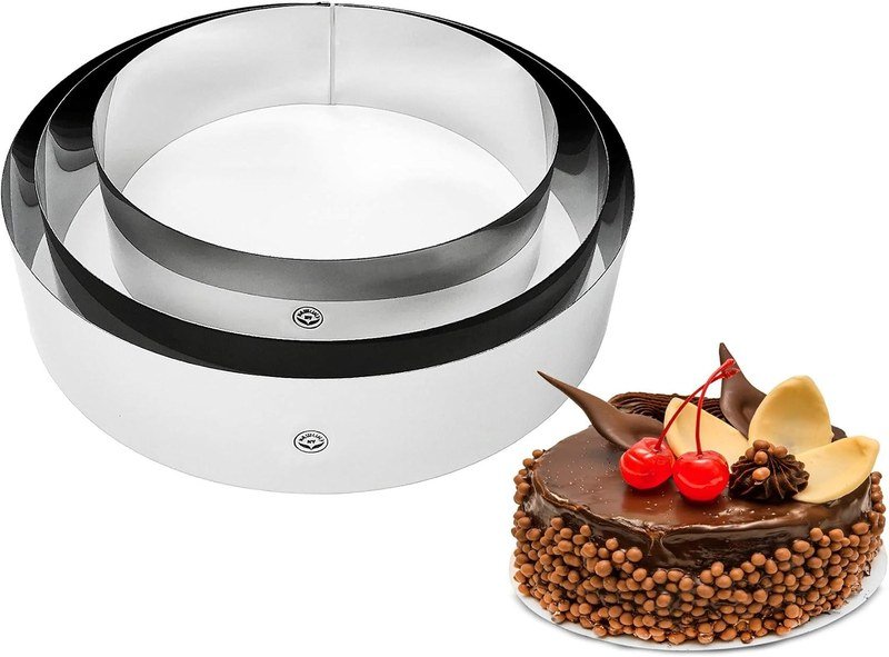 Set de 3 aros para mousse NewlineNY 8", 9.5" y 10.4"